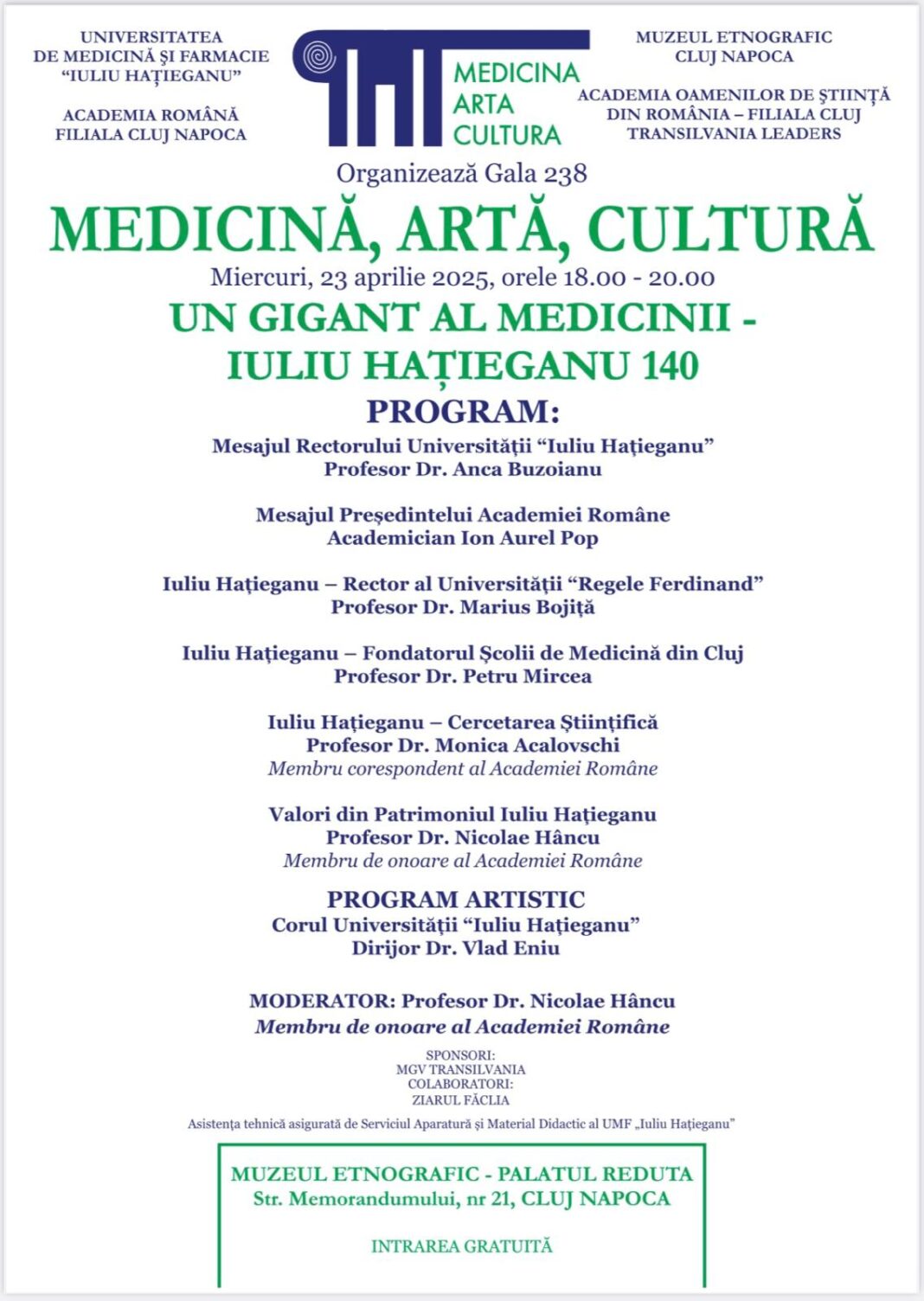 Un gigant al medicinei – Iuliu Hațieganu 140